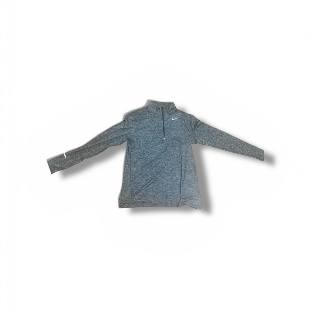 Nike Heather Gray Long Sleeve Top